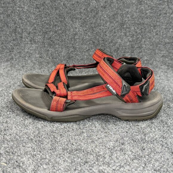 Teva Terra Fi Lite Hiking Sandals Women Size 9 Red Athleitc Summer Outdoor Shoes - Picture 4 of 14